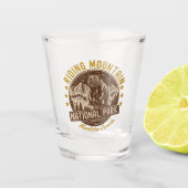 Riding Mountain Canadian National Park Schnapsglas (Vorderseite)