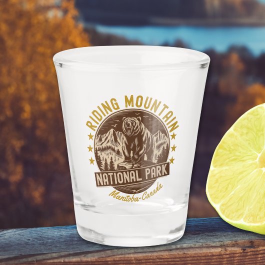 Riding Mountain Canadian National Park Schnapsglas