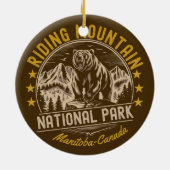 Riding Mountain National Park - Canada Keramik Ornament (Hinten)