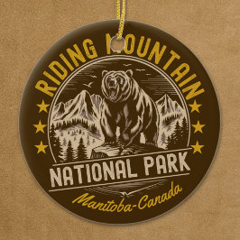 Riding Mountain National Park - Canada Keramik Ornament