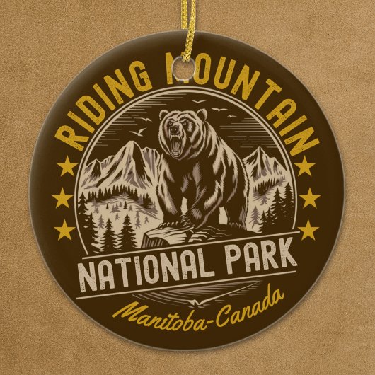 Riding Mountain National Park - Canada Keramik Ornament