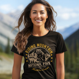 Riding Mountain National Park Forest Landscape Tri-Blend Shirt