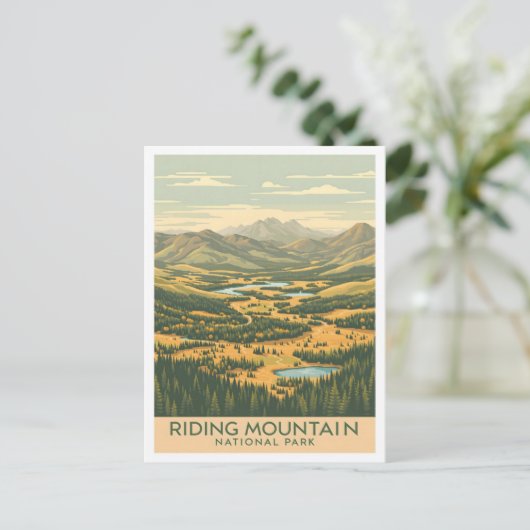 Riding Mountain National Park Kanada Reisen Postkarte (Stehend Vorderseite)