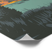 Riding Mountain National Park Kanada Vintag Poster (Ecke)