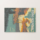 Riding Mountain National Park Kanada Vintag Puzzle (Horizontal)
