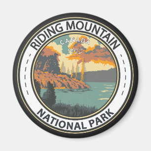 Riding Mountain National Park Kanada Vintages Abze Magnet