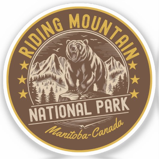 Riding Mountain National Reserve – Canada Aufkleber (Vorderseite)