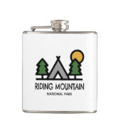 Riding Mountain Nationalpark Flachmann (Vorderseite)