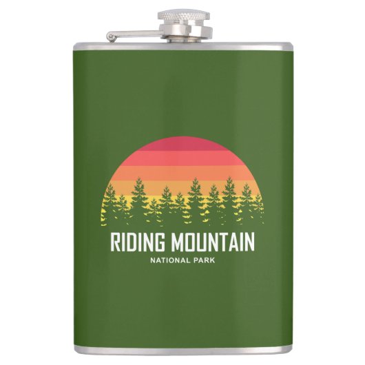 Riding Mountain Nationalpark Flachmann (Vorderseite)