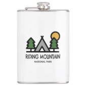 Riding Mountain Nationalpark Flachmann (Vorderseite)