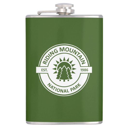 Riding Mountain Nationalpark Flachmann (Vorderseite)