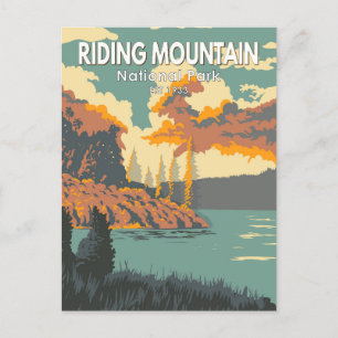Riding Mountain Nationalpark Kanada Vintage Postkarte