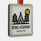 Riding Mountain Nationalpark Ornament Aus Metall (Rechts)