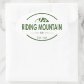 Riding Mountain Nationalpark Ovaler Aufkleber (Tasche)