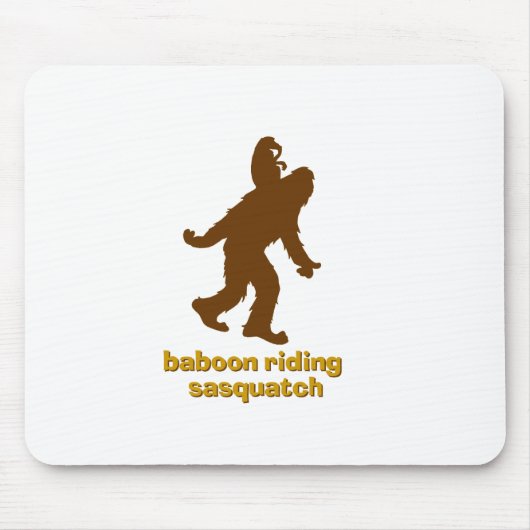 Riding Sasquatsch Mousepad (Vorne)