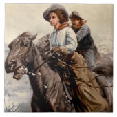 "Riding the Range" von WHD Koerner Fliese (Vorderseite)