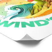 Riding The Wind's Whims Ocean Humor Lighthouse Sce Poster (Ecke)