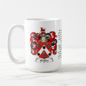 Ridley, der Ursprung, die Bedeutung und das Wappen Kaffeetasse (Links)