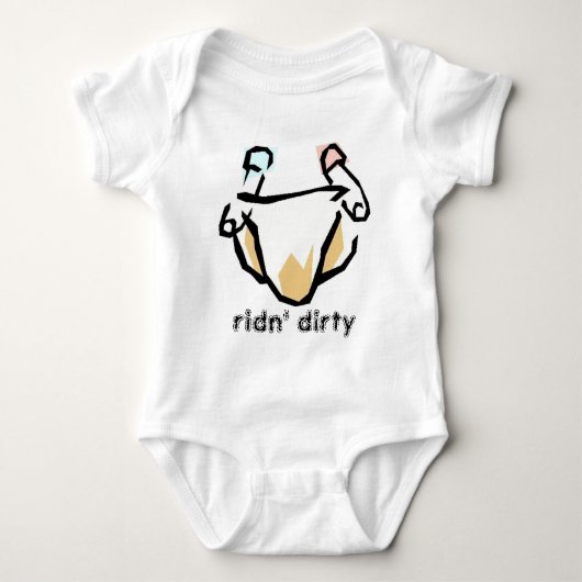 ridn schmutziges Baby Baby Strampler (Vorderseite)