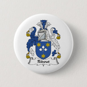 Ridout Familienwappen Button