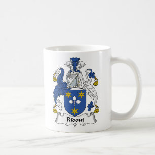 Ridout Familienwappen Kaffeetasse