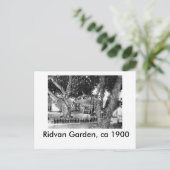 Ridvan Garden - ca. 1900 Postkarte (Stehend Vorderseite)