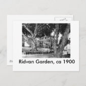 Ridvan Garden - ca. 1900 Postkarte (Vorne/Hinten)