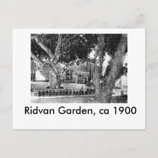 Ridvan Garden - ca. 1900 Postkarte