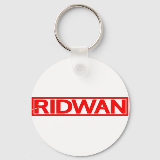 Ridwan Briefmarke Schlüsselanhänger (Vorderseite)