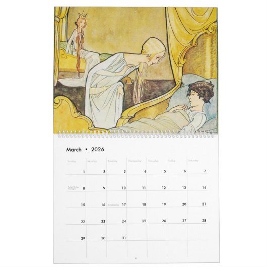 Rie Cramer Fairy Tale Art Kalender (Mär 2026)