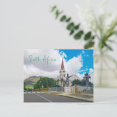 Riebeek-Kasteel Church View South Africa ZA Postkarte (Stehend Vorderseite)