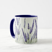 Riech den Lavendel! Schöne Lavendel-Blume Tasse (Vorderseite Links)
