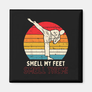 Riech Feet Kick Retro Karate Taekwondo Kampfkünste Magnet