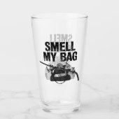 Riech meinen Tag (Hockeyschläger). Glas (Vorderseite)