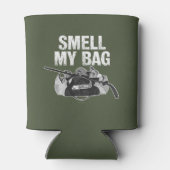 Riech mir in der Tasche (Hockeyschläger). Dosenkühler (Rückseite)