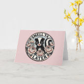 Riech Ya Spater Skunk Karte (Gelbe Blume)