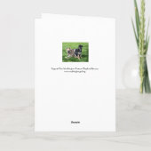 Rieche ich Kuchen? Geburtstagwünsche... Karte (Rückseite)