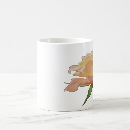 Riechen der Rosen-Klassiker-Tasse Kaffeetasse (Mittel)