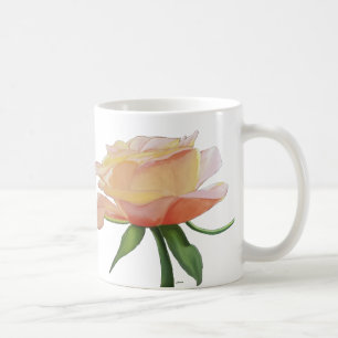 Riechen der Rosen-Klassiker-Tasse Kaffeetasse