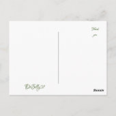 riechen die Rose Postkarte (Rückseite)
