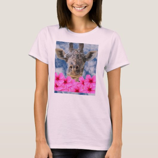 Riechen Sie den Hibiskus T-Shirt (Vorderseite)