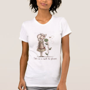 Riechen Sie die Blumen - angepasstes T-Shirt