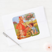 Riechen Sie die Rose Aufkleber (Umschlag)