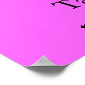 Riechen Sie die Rose Poster (Ecke)