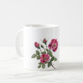 Riechen Sie die Rosen Kaffeetasse (Vorderseite Links)