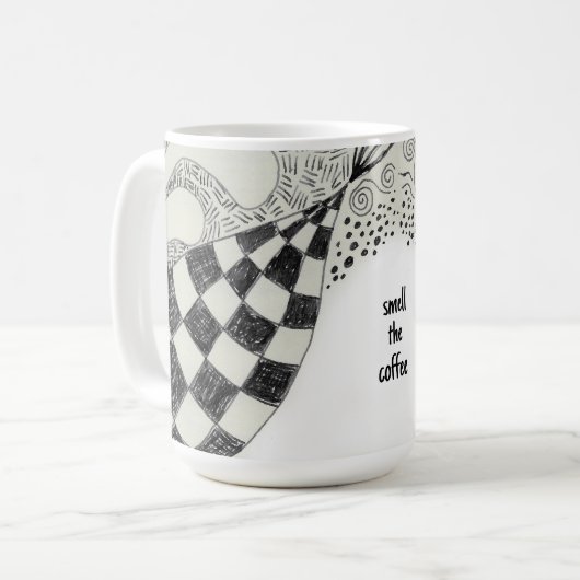 Riechen Sie die Tasse (Vorderseite Links)