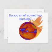 Riechen Sie etwas, das den Klimawandel in Gang set Postkarte (Vorne/Hinten)