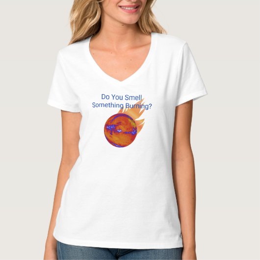 Riechen Sie etwas, das den Klimawandel in Gang set T-Shirt (Vorderseite)