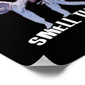 Riechen Sie mein Feet Funny Karate Poster (Ecke)