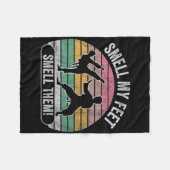 Riechen Sie meine Füße riechen sie Karate Fun Joke Fleecedecke (Vorderseite (Horizontal))